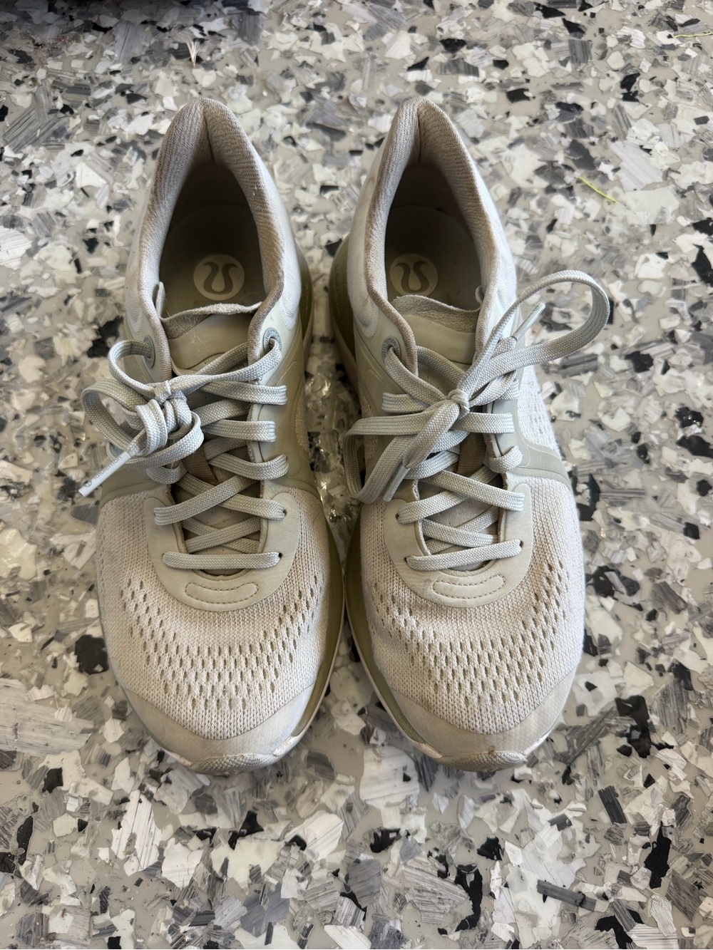 lululemon athletica Women's Sage Green Lace-Up Sneakers